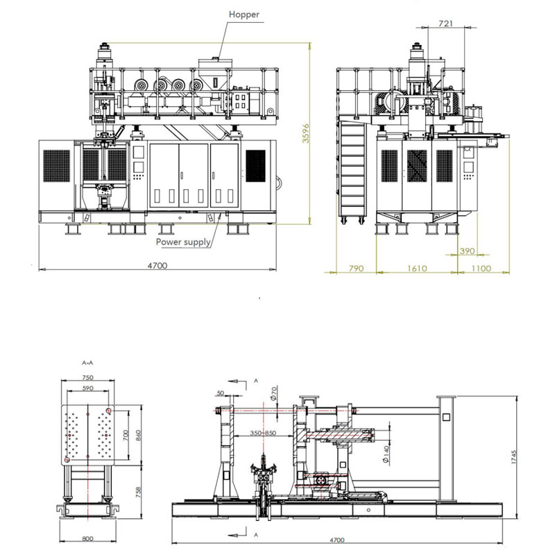 30L জমা ব্ল' মল্ডিং মেচিন